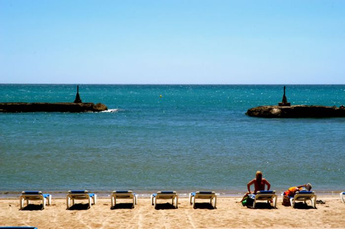 Playa de les Anquines, Sitges