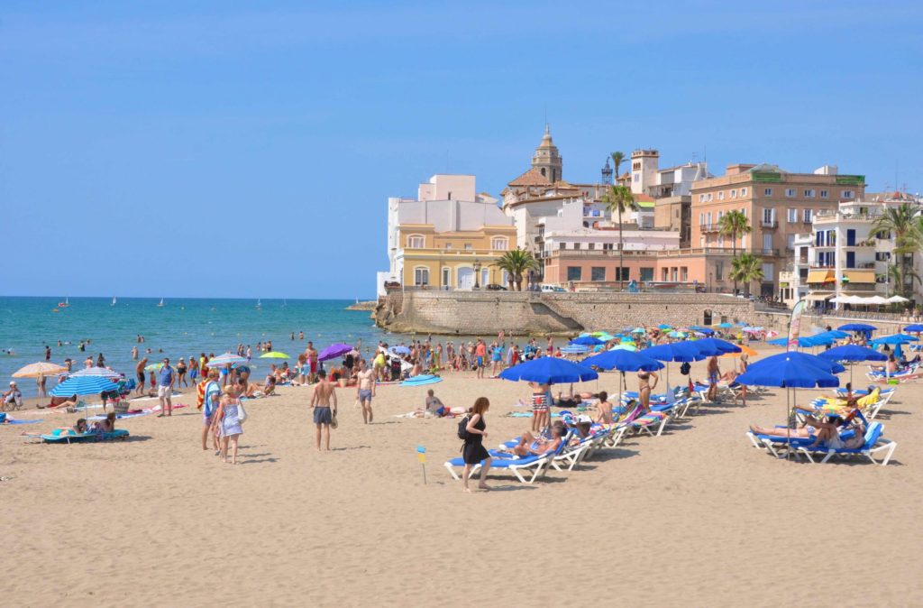 Playa Sant Sebastià, Sitges