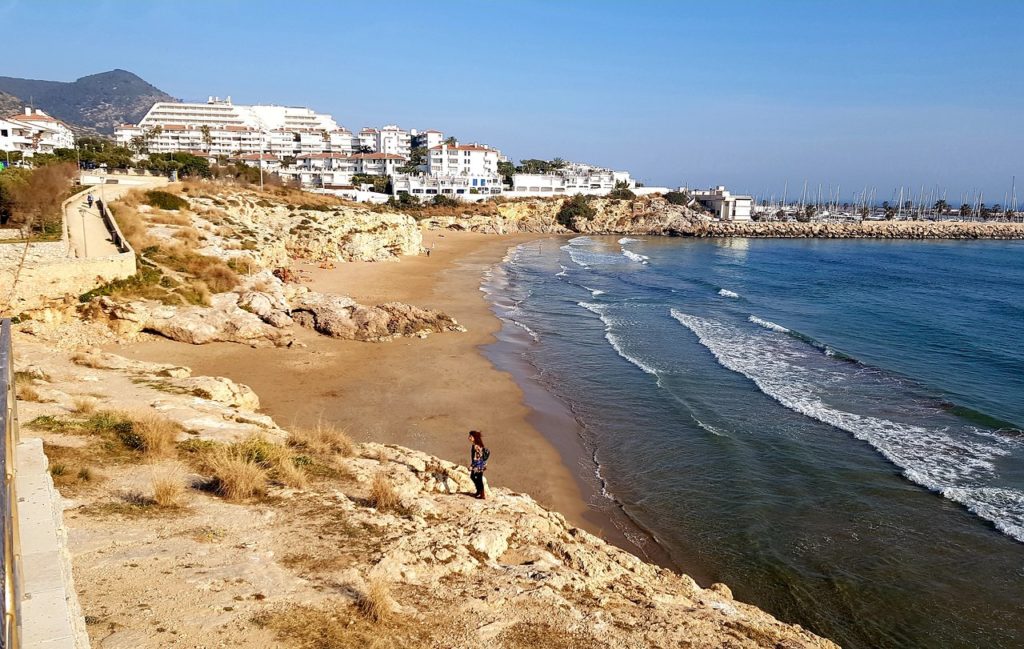 Playa Els Balmins, Sitges