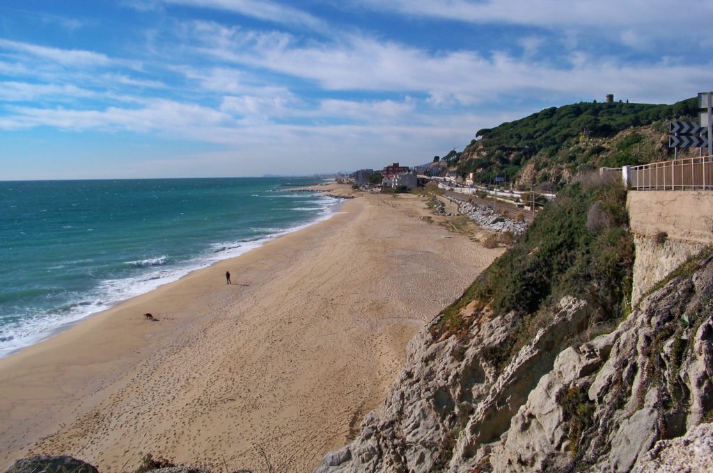 Playa de les Roques d'en LLuc, Arenys de Mar